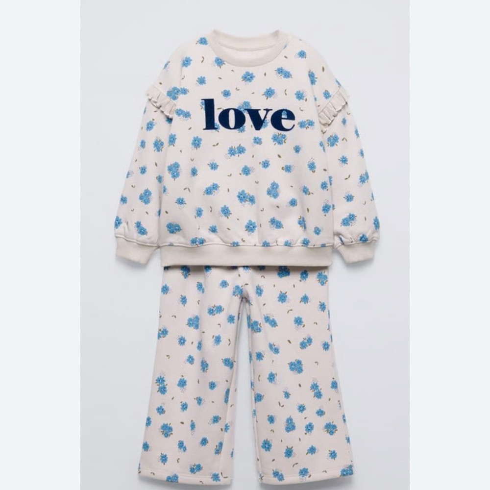 Zara floral matching set